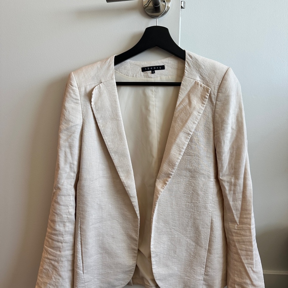 Theory Light Cream Jacket